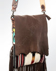 American Darling Messenger Saddle Blanket Genuine Leather Women Bag Western Handbag Purse