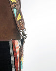 American Darling Messenger Saddle Blanket Genuine Leather Women Bag Western Handbag Purse