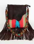 American Darling Tote Hand Tooled Hair On Genuine Leather Women Bag Western Handbag Purse