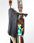 American Darling Messenger Saddle Blanket Genuine Leather Women Bag Western Handbag Purse