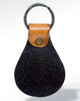 American Darling ADKR158 Hand Tooled Carved Genuine Leather Keyring