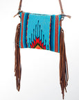 American Darling Saddle Blanket Genuine Leather Women Bag Western Handbag Purse