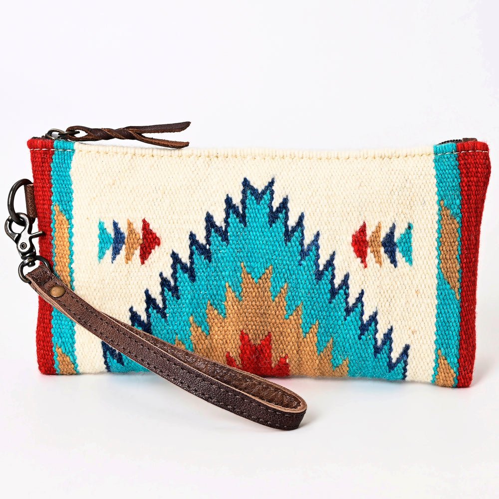 American Darling Wristlet Genuine Leather Women Bag W. Handbag Purse –