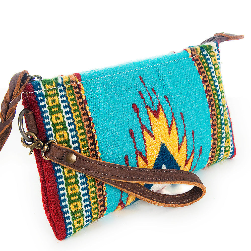 American Darling Wristlet Genuine Leather Women Bag W. Handbag Purse –