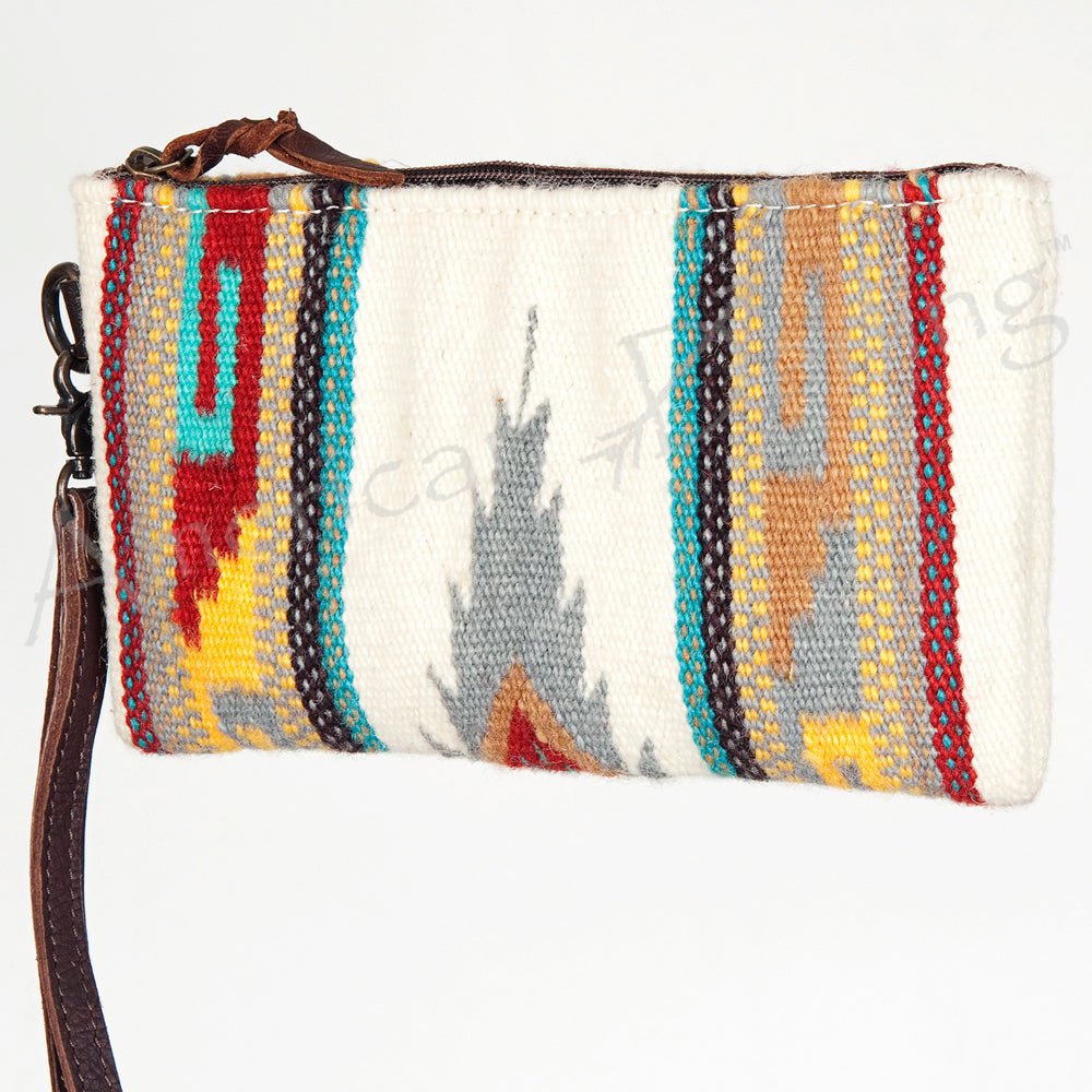 American Darling Wristlet Genuine Leather Women Bag W. Handbag Purse –