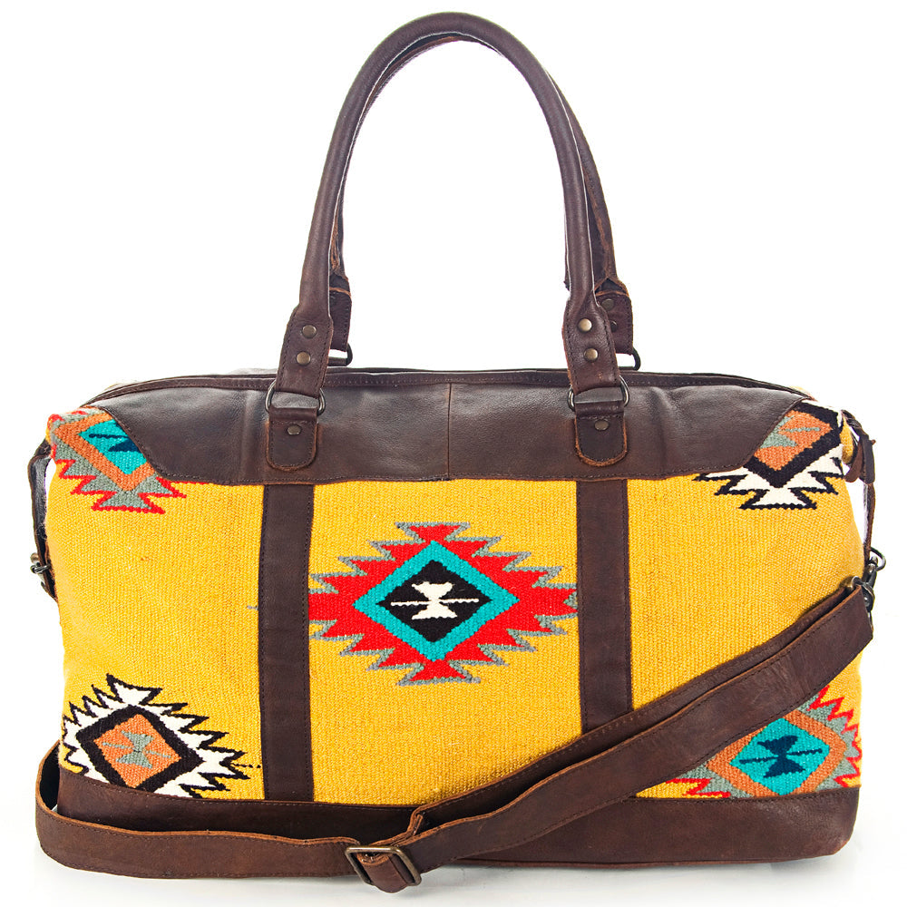 American Darling Duffel Saddle Blanket Genuine Leather Women Bag Western Handbag Purse