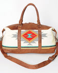 American Darling Duffel Saddle Blanket Genuine Leather Women Bag Western Handbag Purse