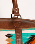 American Darling Duffel Saddle Blanket Genuine Leather Women Bag Western Handbag Purse