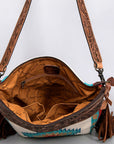 American Darling Signature Crossbody Hand Tooled Saddle Blanket Genuine Leather Women Bag Western Handbag Purse