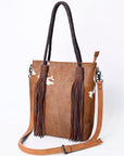 American Darling ADBG512TAW Tote Hair-On Genuine Leather Women Bag Western Handbag Purse