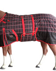 HILASON 1200D Winter Waterproof Poly Horse Printed Turnout Blanket Belly Wrap | Turnout Blankets for Horses