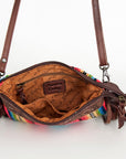 American Darling Cross Body Hand Tooled Saddle Blanket Genuine Leather Women Bag Western Handbag Purse