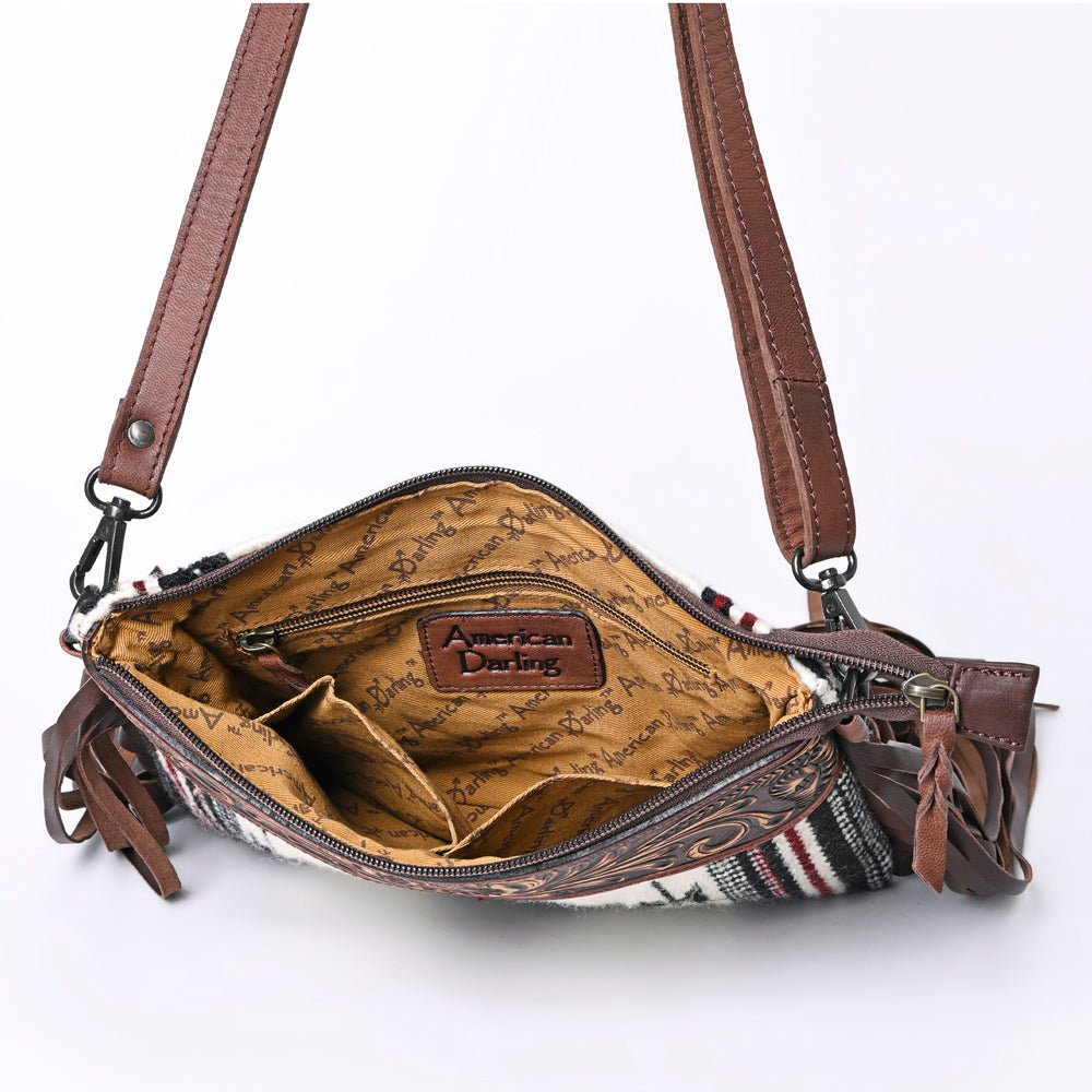 American Darling Cross Body Saddle Blanket Genuine Leather Women Bag Western Handbag Purse