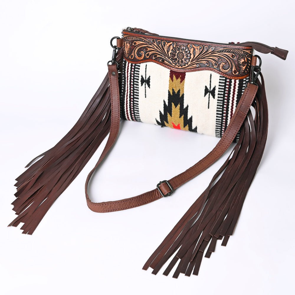 American Darling Cross Body Saddle Blanket Genuine Leather Women Bag Western Handbag Purse