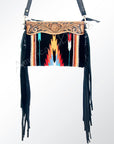 American Darling Cross Body Hand Tooled Saddle Blanket Genuine Leather Women Bag Western Handbag Purse