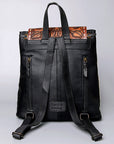 American Darling Hand Tooled Hair On Genuine Leather Women Bag Western Handbag Purse