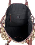 American Darling Tote Hand Tooled Hair On Genuine Leather Women Bag Western Handbag Purse