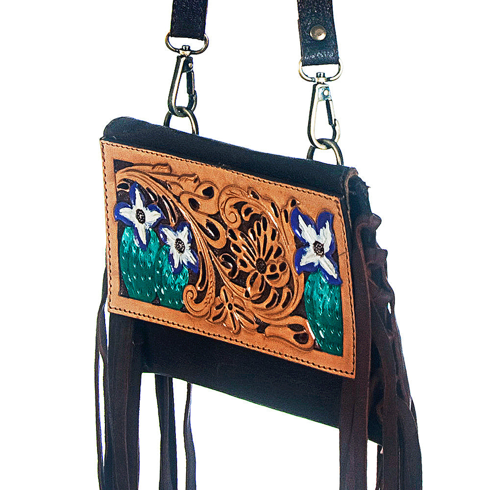 American Darling ADBGZ189 Wallet Hand Tooled Genuine Leather Women Bag Western Handbag Purse
