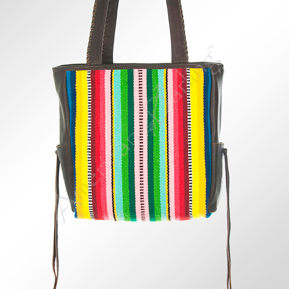 American Darling ADBGZ194F15 Tote Saddle Blanket Genuine Leather Women Bag Western Handbag Purse