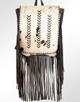 ADBGZ196BRW American Darling Saddle Blanket Genuine Leather Women Bag Western Handbag Purse