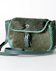 American Darling ADBGZ188 Crossbody Hair-On Genuine Leather Women Bag Western Handbag Purse
