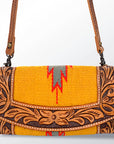 American Darling Organiser Hand Tooled Saddle Blanket Genuine Leather Western Women Bag Handbag Purse | Organiser Bag for Women | Cute Organiser Bag |Organiser Purse