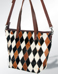 American Darling ADBG533 Tote Hair On Genuine Leather Women Bag Western Handbag Purse