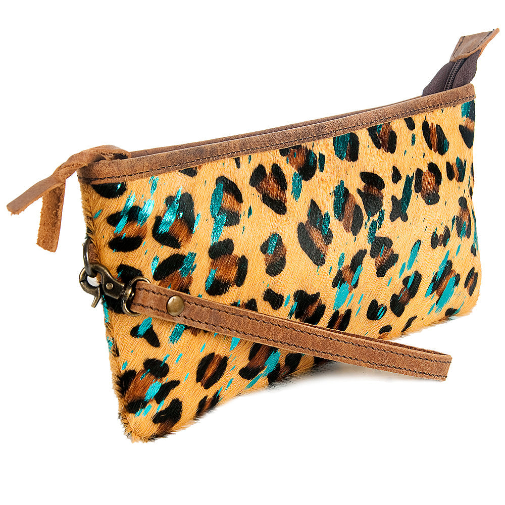 American Darling Wristlet Genuine Leather Women Bag W. Handbag Purse –
