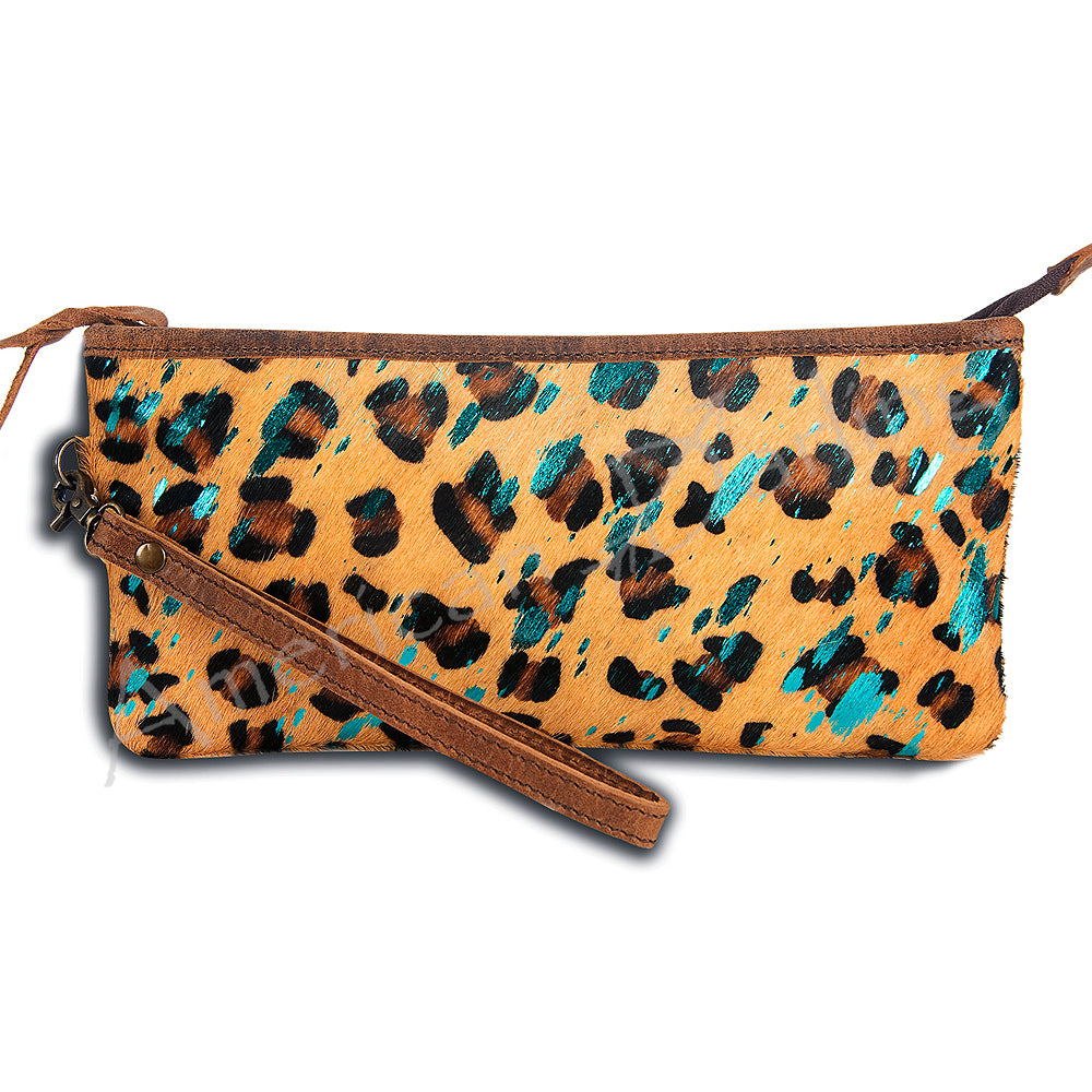 American Darling Wristlet Hair on Genuine Leather Western Women Bag | Handbag Purse | Women Wristlet | Wristlet Wristlet | Travel Wristlet | Leather Wristlet | Clutch Wristlet