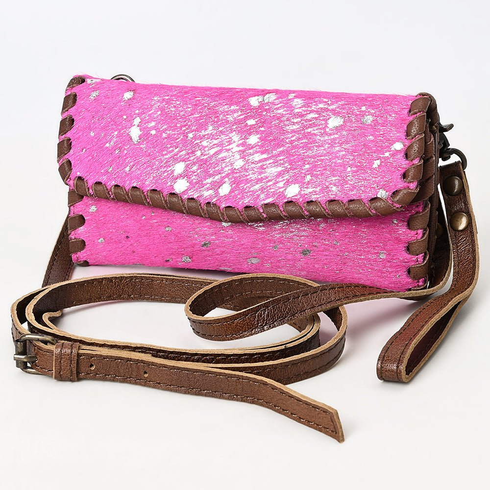 American Darling ADBG514BR Small Crossbody Hand Tooled Genuine Leather Women Bag Western Handbag Purse