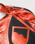 Hilason Western Pro Rodeo Bull Riding Chaps Leather Youth Kid