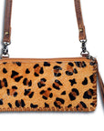 American Darling ADBG535BR Wallet Hand Tooled Genuine Leather Women Bag Western Handbag Purse