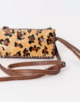 American Darling ADBG535BR Wallet Hand Tooled Genuine Leather Women Bag Western Handbag Purse