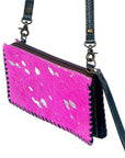 American Darling ADBG535BR Wallet Hand Tooled Genuine Leather Women Bag Western Handbag Purse