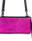 American Darling ADBG535BR Wallet Hand Tooled Genuine Leather Women Bag Western Handbag Purse