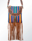 American Darling CROSS BODY I Hand Tooled Hair-on Genuine Leather women bag western handbag purse