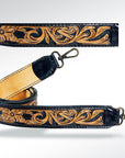 American Darling ADSTF112 Hand Tooled Genuine Leather Crossbody Handle Strap For Bags
