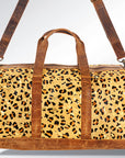 American Darling Women's Duffel Bag Western Hair On Genuine Leather Handbag and Ladies Purse
