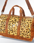 American Darling Women's Duffel Bag Western Hair On Genuine Leather Handbag and Ladies Purse