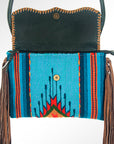 American Darling Saddle Blanket Genuine Leather Women Bag Western Handbag Purse