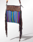 American Darling ADBGZ244 Signature Crossbody Hand Tooled Saddle Blanket Genuine Leather Women Bag Western Handbag Purse