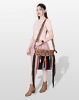 American Darling Signature Crossbody Hand Tooled Saddle Blanket Genuine Leather Women Bag Western Handbag Purse