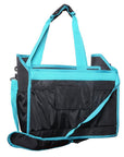HILASON Western Horse Grooming Tote Bag Organizer Grooming Tool Kit Accessories Organizer Black