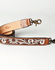 American Darling ADSTF123 Hand Tooled Genuine Leather Crossbody Handle Strap For Bags