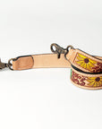American Darling ADSTF124 Hand Tooled Genuine Leather Crossbody Handle Strap For Bags