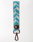 American Darling Full Grain Genuine Leather Handle Strap For Wristlet Bags