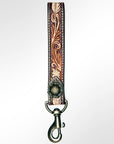 American Darling Full Grain Genuine Leather Handle Strap For Wristlet Bags