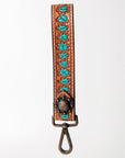 American Darling Full Grain Genuine Leather Handle Strap For Wristlet Bags