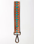 American Darling Hand Tooled Genuine Leather Handle Strap for Wristlet Bag Phone Wrist Keychain Wallet Purse Clutch Cellphone