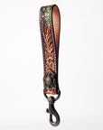 American Darling Hand Tooled Genuine Leather Handle Strap for Wristlet Bag Phone Wrist Keychain Wallet Purse Clutch Cellphone